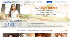 Desktop Screenshot of elenasmodels.com